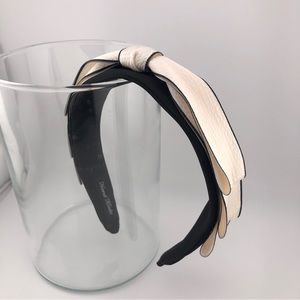 White Ribbon Headband, New, Handmade
